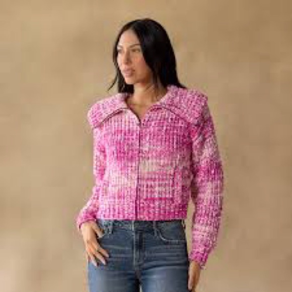 Sundance Tamara zip Cardigan sweater